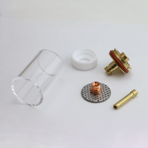 WeldingCity® 5-pcs Pyrex Glass Cup Accessory Kit (Large Configuration) for TIG Welding Torch 17, 18 and 26 Series