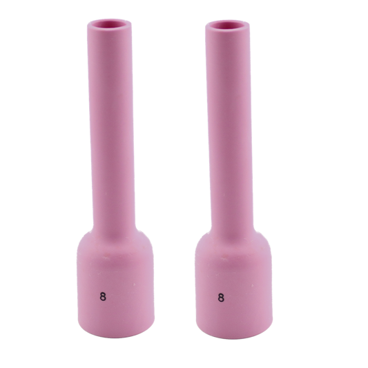 2-pk 57N74XXL #8 Extra Extra Long Large Gas Lens Ceramic Cup