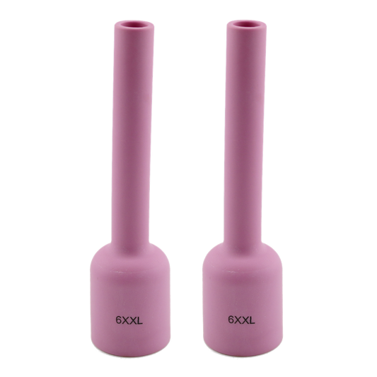 2-pk 57N75XXL #6 Exta Extra Long Large Gas Lens Ceramic Cup
