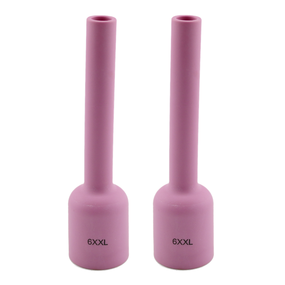 2-pk 57N75XXL #6 Exta Extra Long Large Gas Lens Ceramic Cup