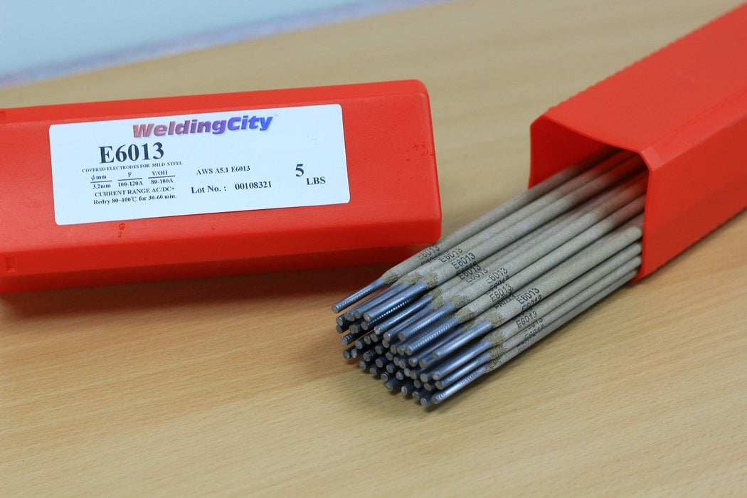 WeldingCity® E6013 Carbon Steel Stick Welding Electrode Rods (1/8“ x 14")