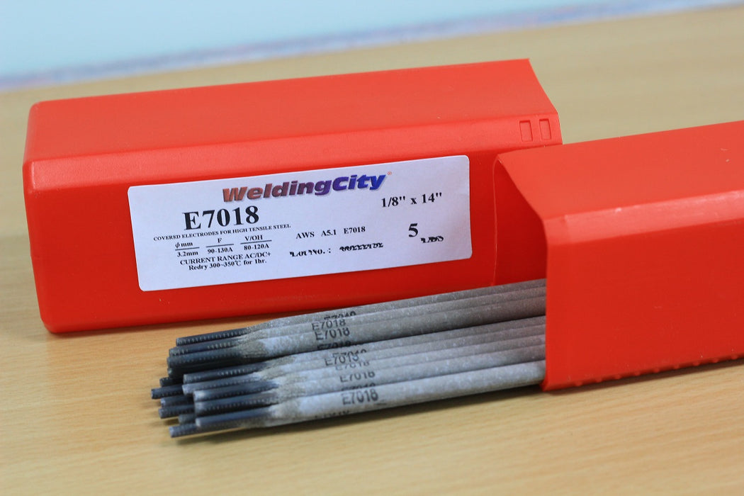 WeldingCity® E7018 Carbon Steel Stick Welding Electrode Rods (1/8“ x 14")