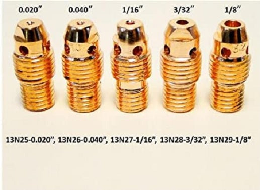 WeldingCity® Collet Body 13N-series for TIG Welding Torch 9, 20 and 25 Series