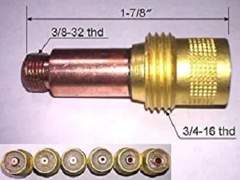 WeldingCity® Gas Lens Collet Body 45V-series for TIG Welding Torch 17, 18 and 26 Series