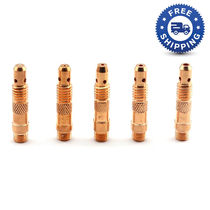 WeldingCity® Assorted Size Collet Body 10N-series (.020"-1/8") for TIG Welding Torch 17, 18 and 26 Series