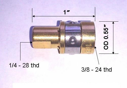 WeldingCity® 169-716 Gas Diffuser Tip Adapter for Miller® Hobart® M-series MIG Welding Gun