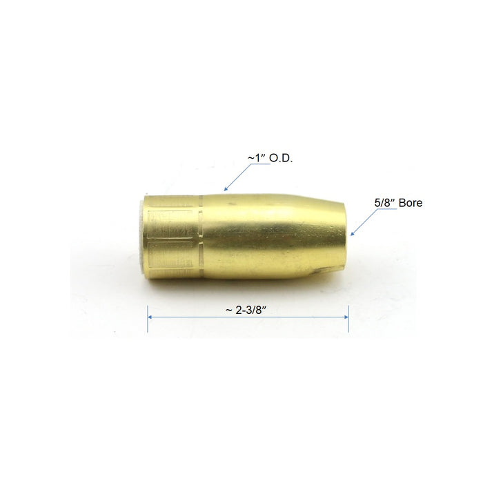 WeldingCity® 199-series Gas Nozzle for Miller® MIG Welding Gun Roughneck™/Spoolmatic XR™