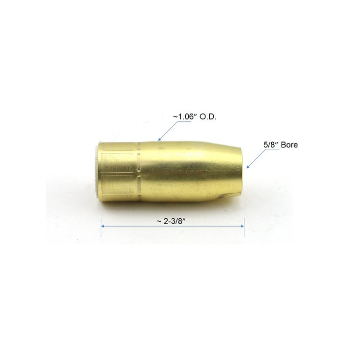 WeldingCity® 199-series Gas Nozzle for Miller® MIG Welding Gun Roughneck™/Spoolmatic XR™