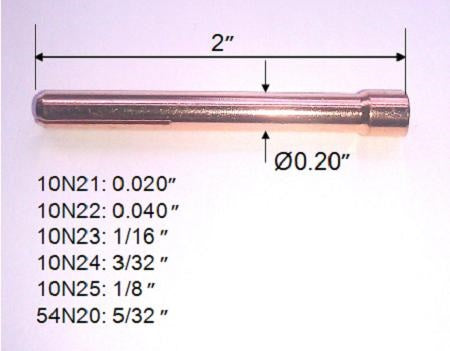 WeldingCity® Collet 10N-series for TIG Welding Torch 17, 18 and 26 Series