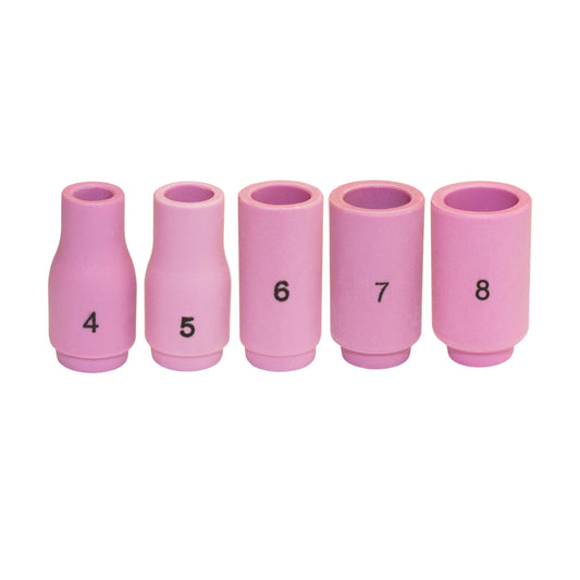 WeldingCity® Assorted Sizes (#4-#8) Alumina Ceramic Cup 13N-series for TIG Welding Torch 9-20-25