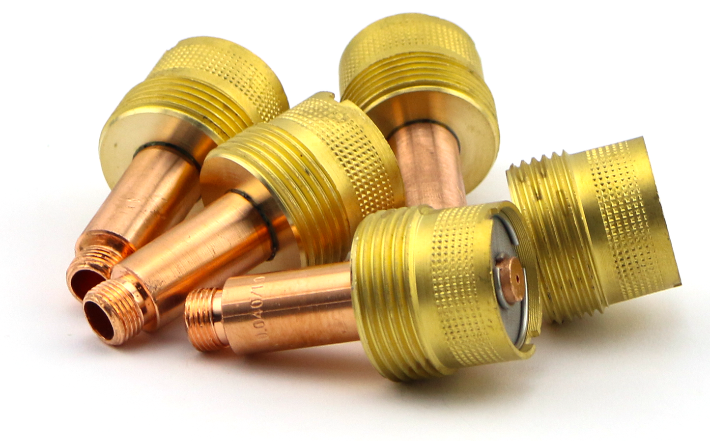 WeldingCity® Large Gas Lens Collet Body 45-series (4-pcs Assorted Sizes .020"-1-8") for TIG Welding Torch 17-18-26