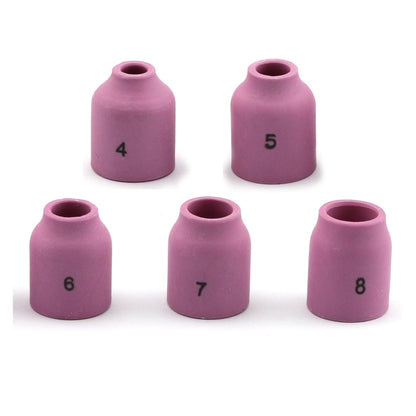 WeldingCity® Assorted Sizes (#4-#8) Gas Lens Alumina Ceramic Cup 53N-series for TIG Welding Torch 9-20-25