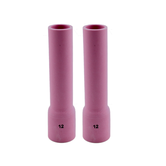 2-pk 53N87XXL #12 Extra Extra Long Large Gas Lens Ceramic Cup