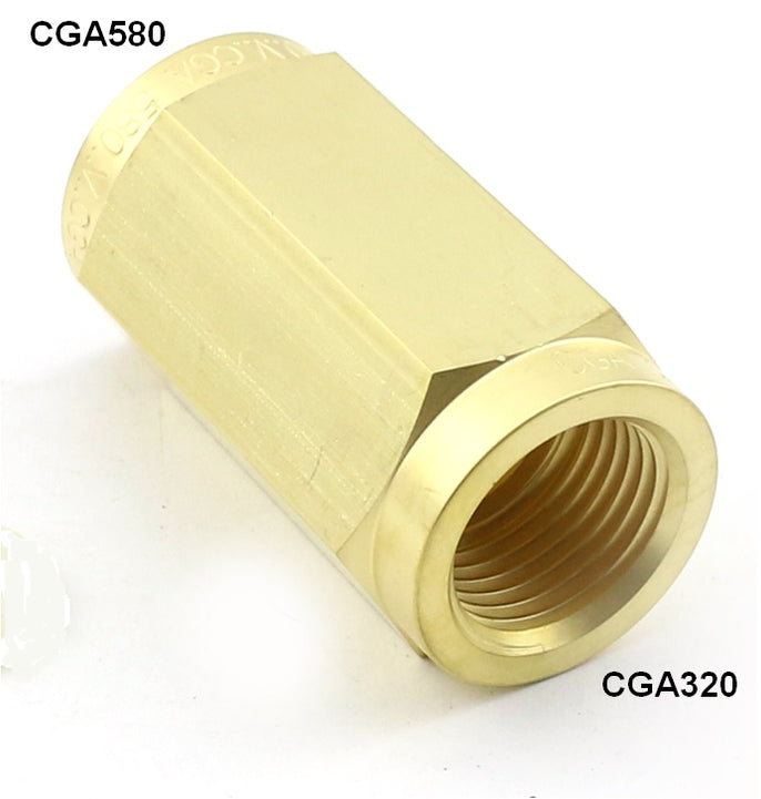 C02 Adapter WeldingCity® Cylinder Adapter CGA-320 / CGA-580 For Carbon Dioxide ...