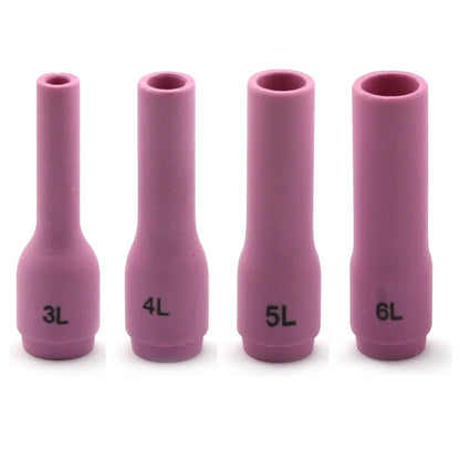 WeldingCity® Assorted Orifices and Lengths 796F-series Ceramic Cup for TIG Welding Torch 9-20-25