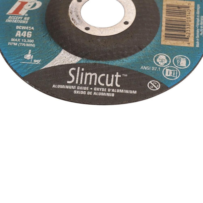 Pearl Abrasive® Slimcut™ Aluminum Oxide Cut-off Wheel DCW06A Type-27 Depressed Center 6 x .045 x 7-8"