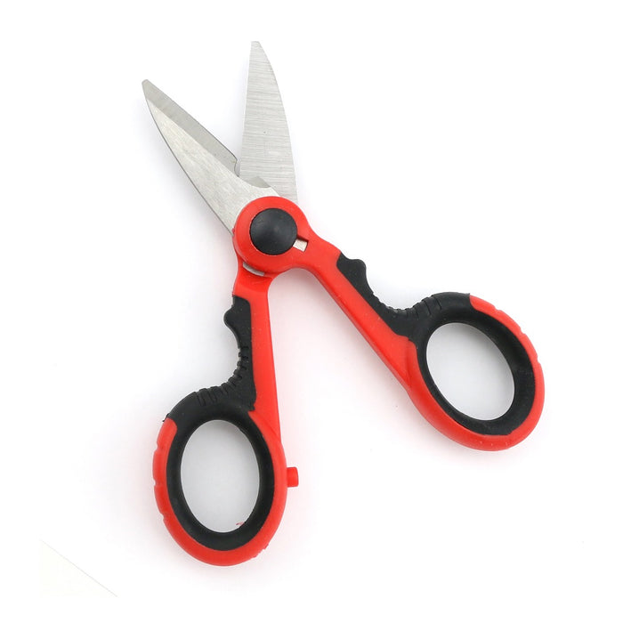 WeldingCity® Heavy Duty Electrician Scissors 5-1-2" Tough Cuts up to 14-AWG Wire