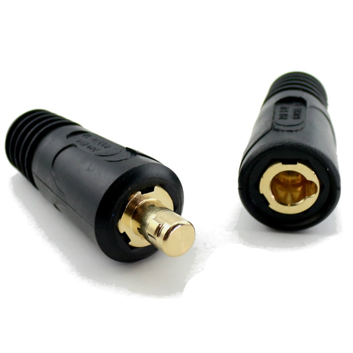 WeldingCity® Dinse-type Twist-lock Cable Connector Pair Miller® Style 50-70 for AWG 1-0 - 3-0