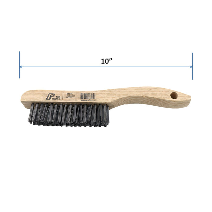 Pearl Abrasive® SCB416K (4 x16) Scratch Brush Shoe Handle with Scraper