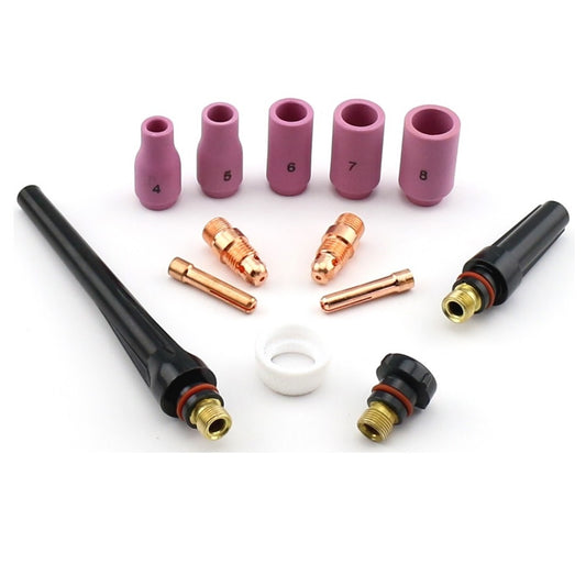 WeldingCity® 13-pcs Stubby Torch Accessory Kit Selectable Assorted Sizes 040-1-16-3-32-1-8 for Regular Setup