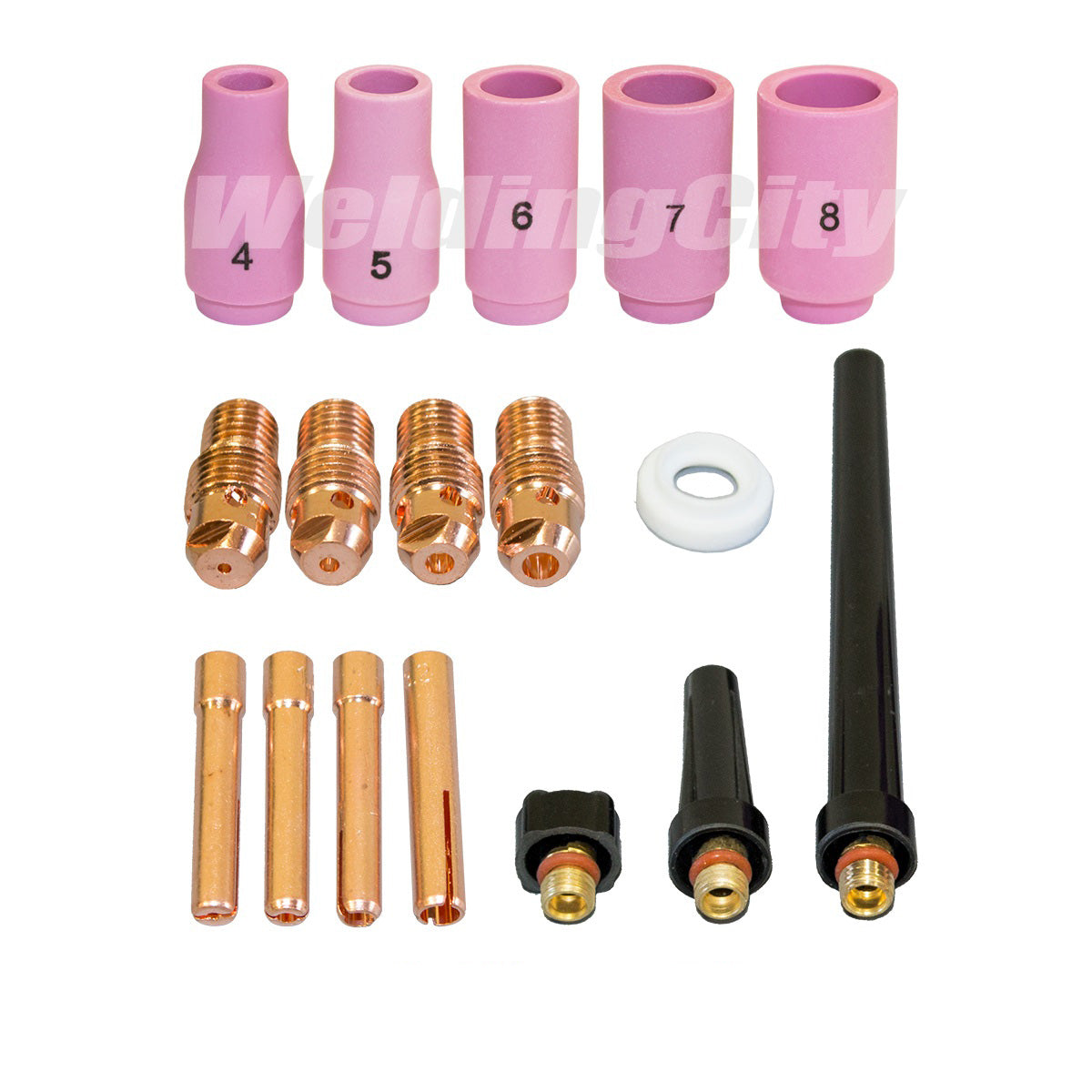 Torch Accessory Kit (AK31) Assorted Sizes 040-1/16-3/32-1/8 for Regular ...