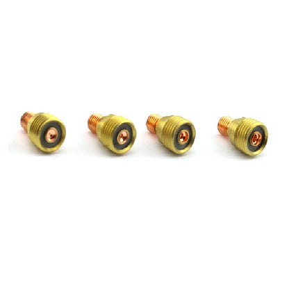 WeldingCity® Gas Lens Collet Body 45-series (4-pcs Assorted Sizes .040"-1-8") for TIG Welding Torch 9-20-25