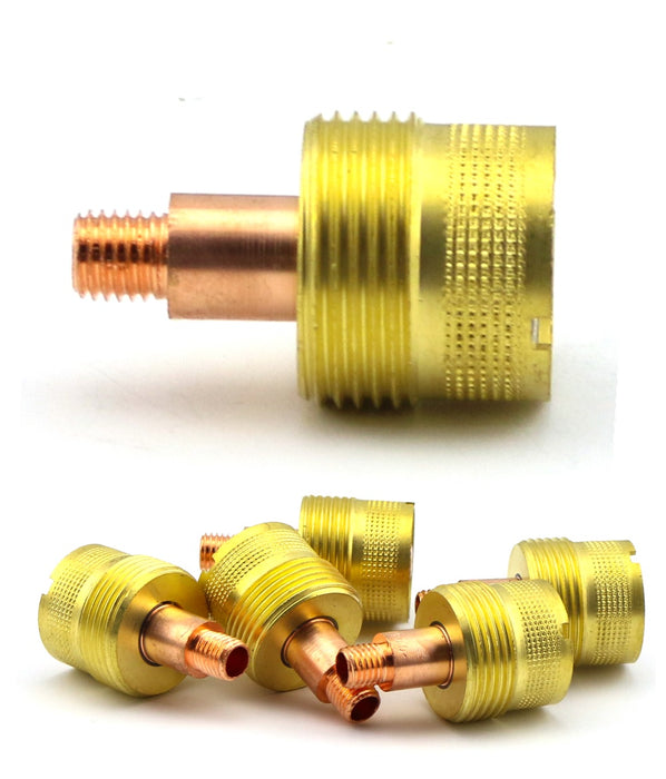 WeldingCity® Large Gas Lens Collet Body 45VS-series (4-pcs Assorted Sizes .020"-1-8") for TIG Welding Torch 9-20-25