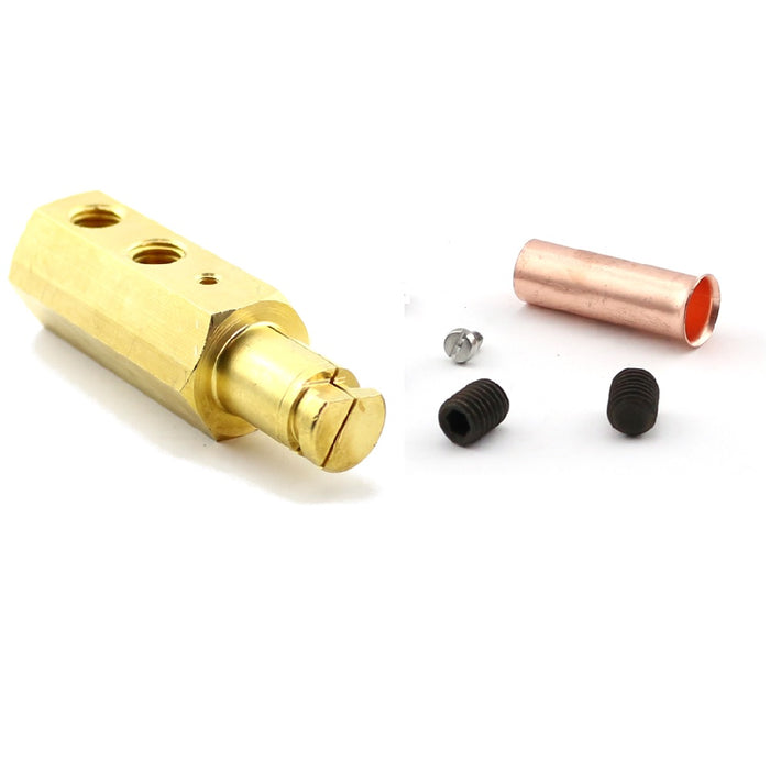 WeldingCity® Tweco-type Twist-lock Male Cable Connector 1-0-2-0 with Accessories