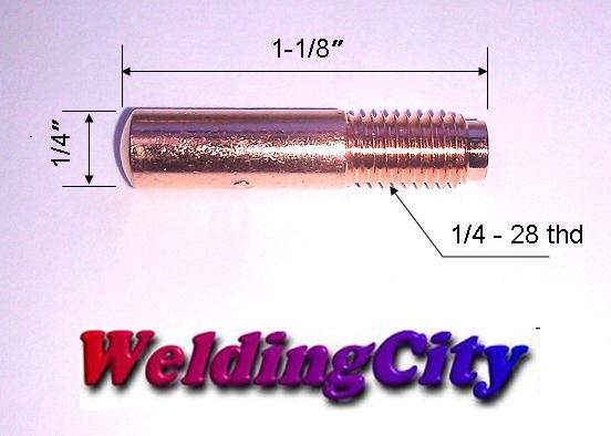 Contact Tip-Nozzle-Diffuser-Liner Accessory Kit for Miller M-100-M-150 and Hobart H-9-H-10 MIG Welding Gun