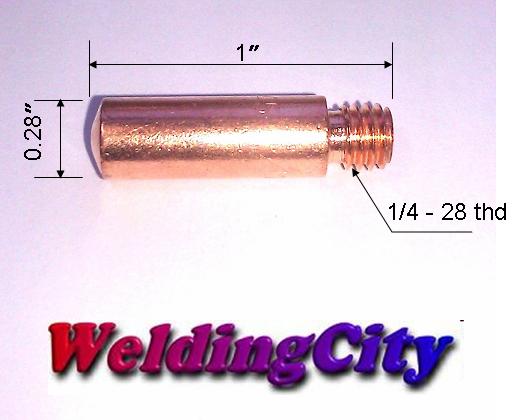 MIG Welding Gun Accessory Kit Heavy Duty Contact Tip-Nozzle-Diffuser for Lincoln Magnum 100L Tweco Mini-#1