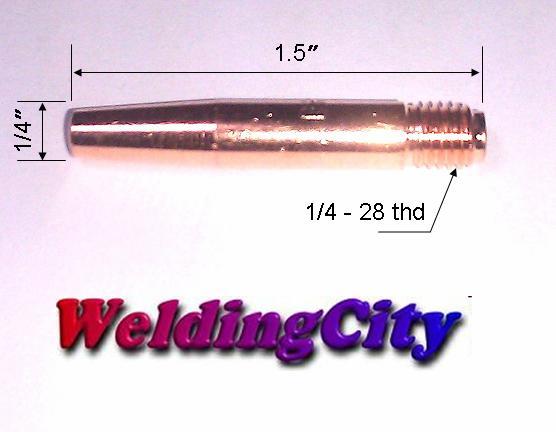 MIG Welding Gun Accessory Kit Tapered Contact Tip-Nozzle-Diffuser for Lincoln Magnum 200-250 & Tweco #2