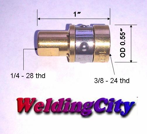 Contact Tip-Nozzle-Diffuser-Liner Accessory Kit for Miller M-100-M-150 and Hobart H-9-H-10 MIG Welding Gun