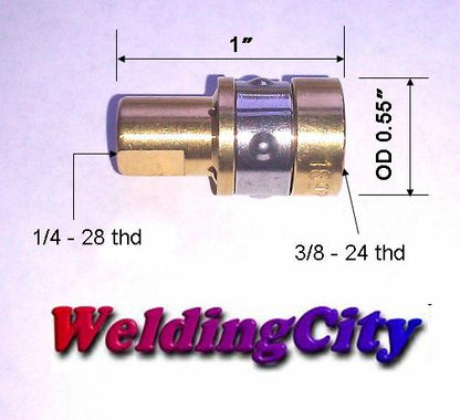 Contact Tip-Nozzle-Diffuser-Liner Accessory Kit for Miller M-100-M-150 and Hobart H-9-H-10 MIG Welding Gun