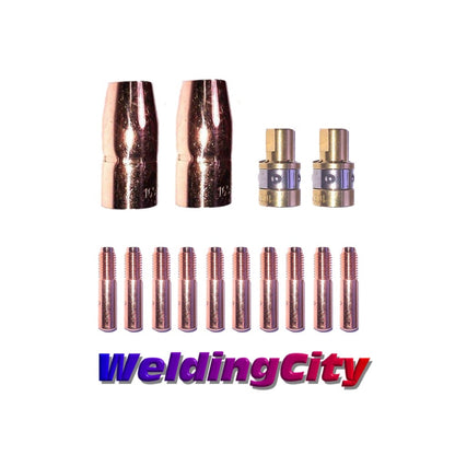 Contact Tip-Nozzle-Diffuser Accessory Kit for Miller M-100-M-150 and Hobart H-9-H-10 MIG Welding Gun