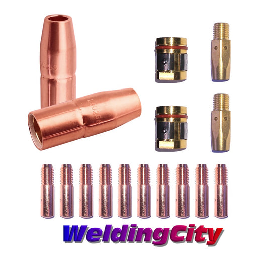 Contact Tip-Nozzle-Diffuser Accessory Kit for Miller M-25-M-40 MIG Welding Gun