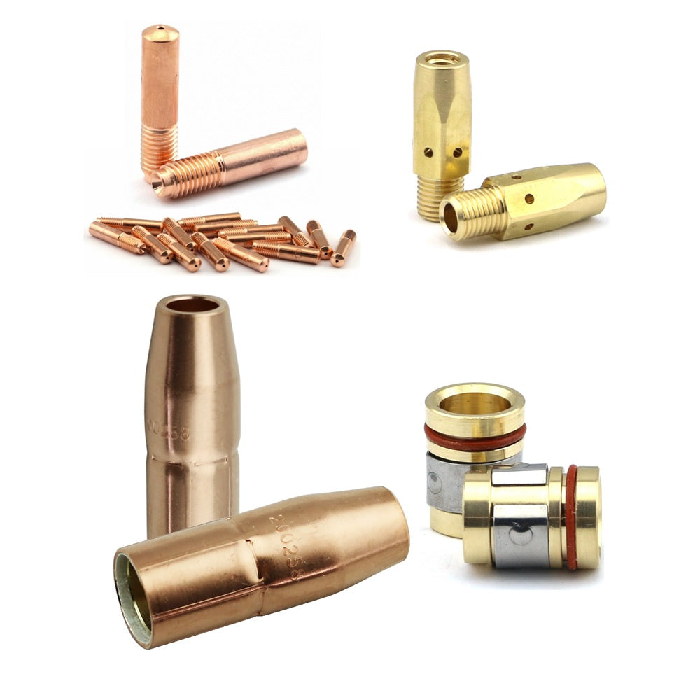 WeldingCity® Accessory Kit Contact Tips-Nozzles-Diffusers-Adapters for Miller® Hobart® MIG Welding Gun 200A - 400A