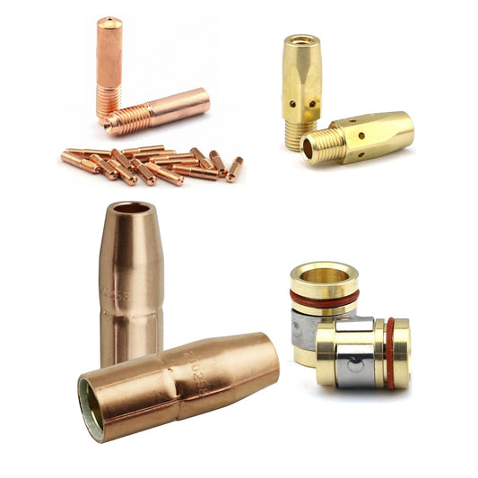 WeldingCity® Accessory Kit Contact Tips-Nozzles-Diffusers-Adapters for Miller® Hobart® MIG Welding Gun 200A - 400A