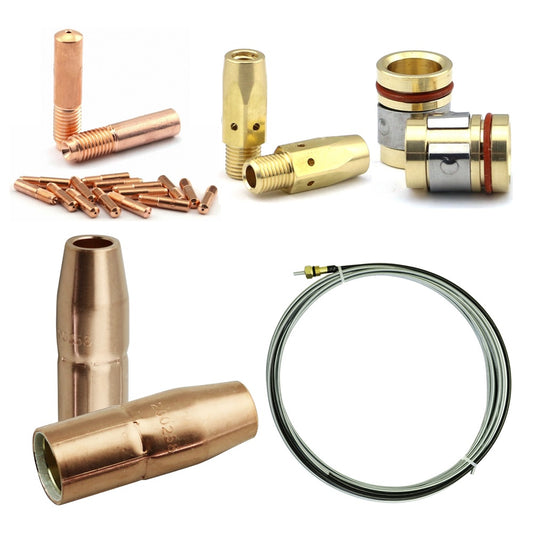 WeldingCity® Accessory Kit Contact Tips-Nozzles-Diffusers-Adapters-Liner for Miller® Hobart® MIG Welding Gun 200A - 400A