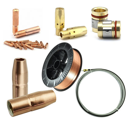 WeldingCity® Accessory Kit Contact Tips-Nozzles-Diffusers-Adapters-Liner-Wire Spool for Miller® Hobart® MIG Welding Gun 200A - 400A