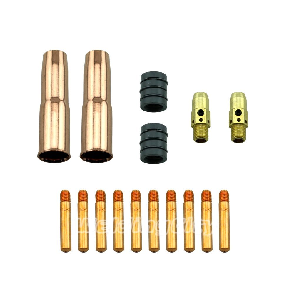 MIG Welding Gun Accessory Kit (24A Nozzle 54A Diffuser) for Lincoln Magnum 300-400 & Tweco #3-#4