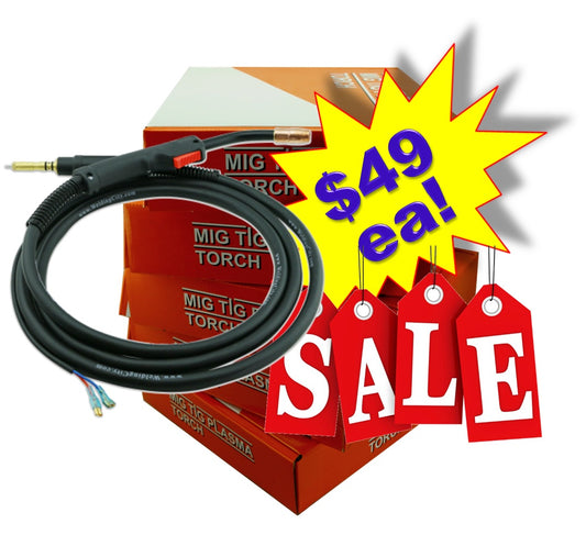 5-pk MIG Welding Gun Replacement for Hobart H-9-H-10 100Amp 10-ft | FREE SHIPPING