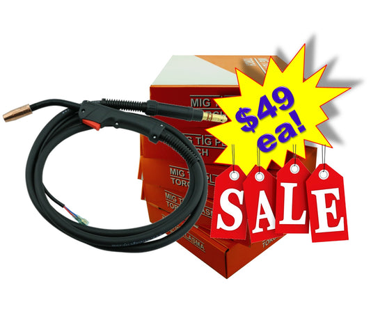 5-pk MIG Welding Gun Replacement for Lincoln Magnum 100L K530-5 100A 10-ft | FREE SHIPPING