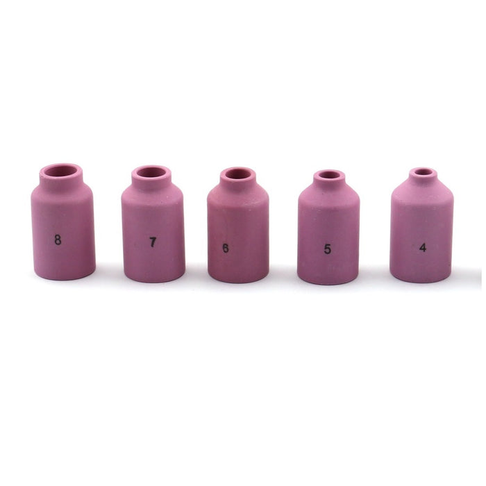 WeldingCity® Assorted Sizes (#4-#8) Gas Lens Alumina Ceramic Cup 54N-series for TIG Welding Torch 17-18-26