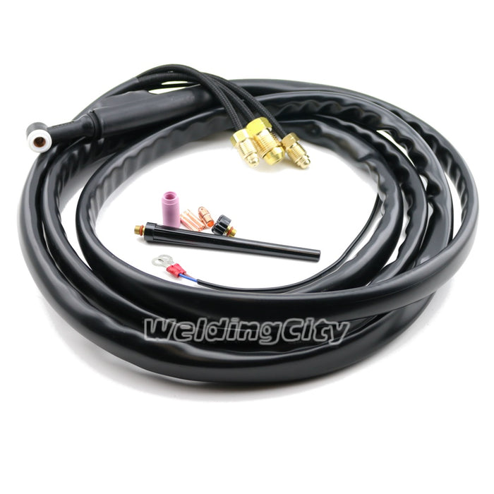 WeldingCity WP-20-12R Complete Ready-to-Go Package 12.5-ft 250Amp Water-Cooled TIG Welding Torch