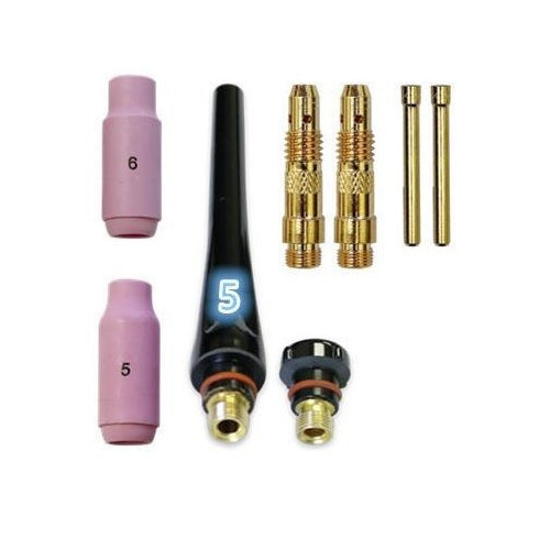 WeldingCity® WP-17V (Gas Valve Head) 150 Amp 25-ft Air-cooled TIG Welding Torch Complete Package