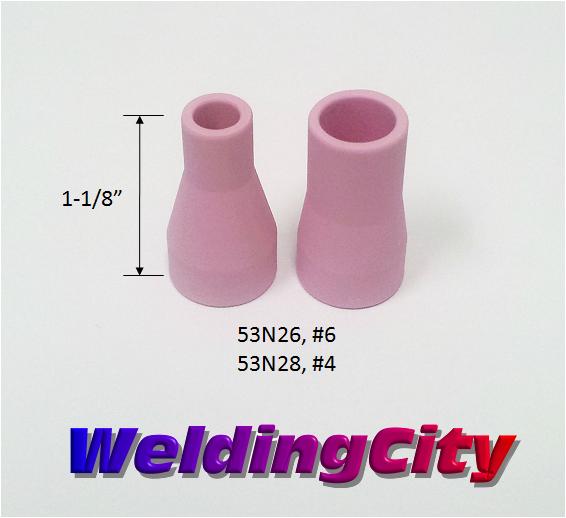 53N26 (#6) and 53N28 (#4) Long Alumina Ceramic Cups